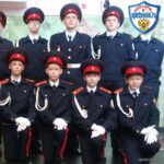 Кадетский костюм повседневный для кадетов КАЗАКОВ синий тк п/ш или габардин цвет отделка цвет красный или без отделка