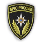 Нарукавный шеврон МЧС РФ роза ветров вышитый на заказ — изображение 3